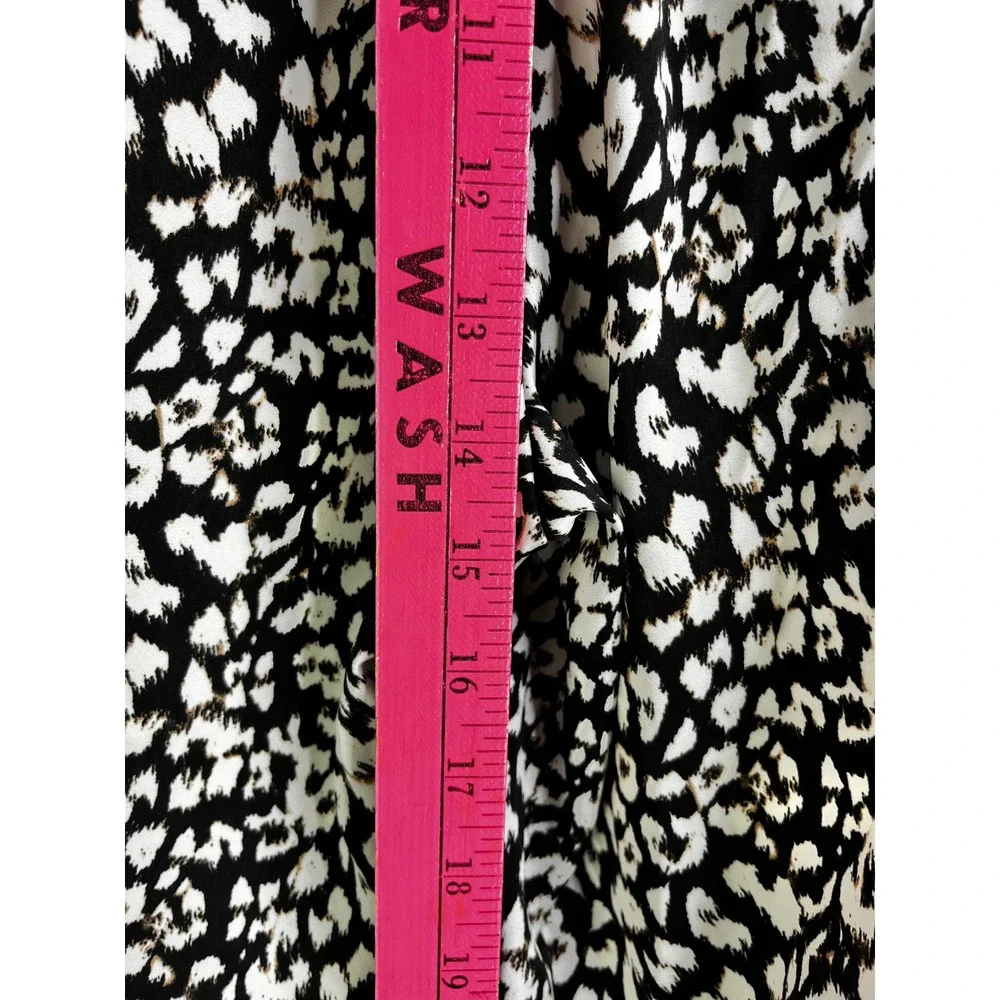 Banana Republic Pajama Pants L Leopard Print Drawstring Loungewear Sleep